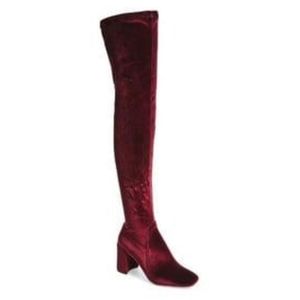 Jeffrey Campbell Cienega Over the knee velvet boot Sz7